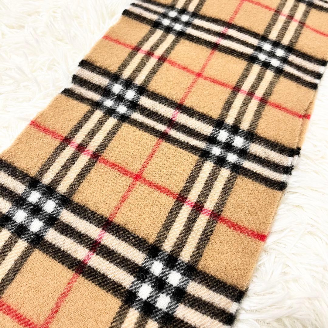 ✨新品タグ付✨ BURBERRY ノバチェック マフラー　ラムウール