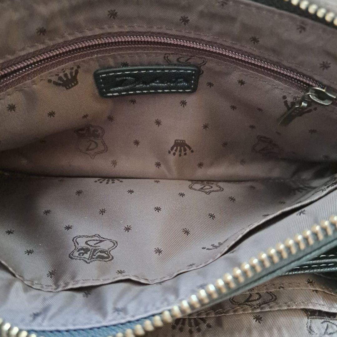 美品 ダコタ Dakota ショルダーバッグ お財布ショルダー ブラック