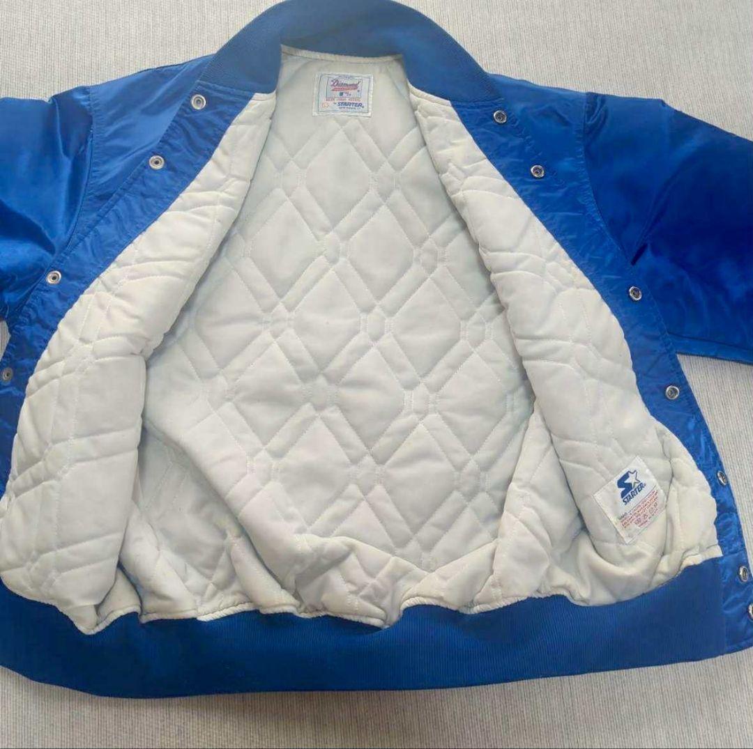 p*u様 Dodgers Starter スタジャン 青