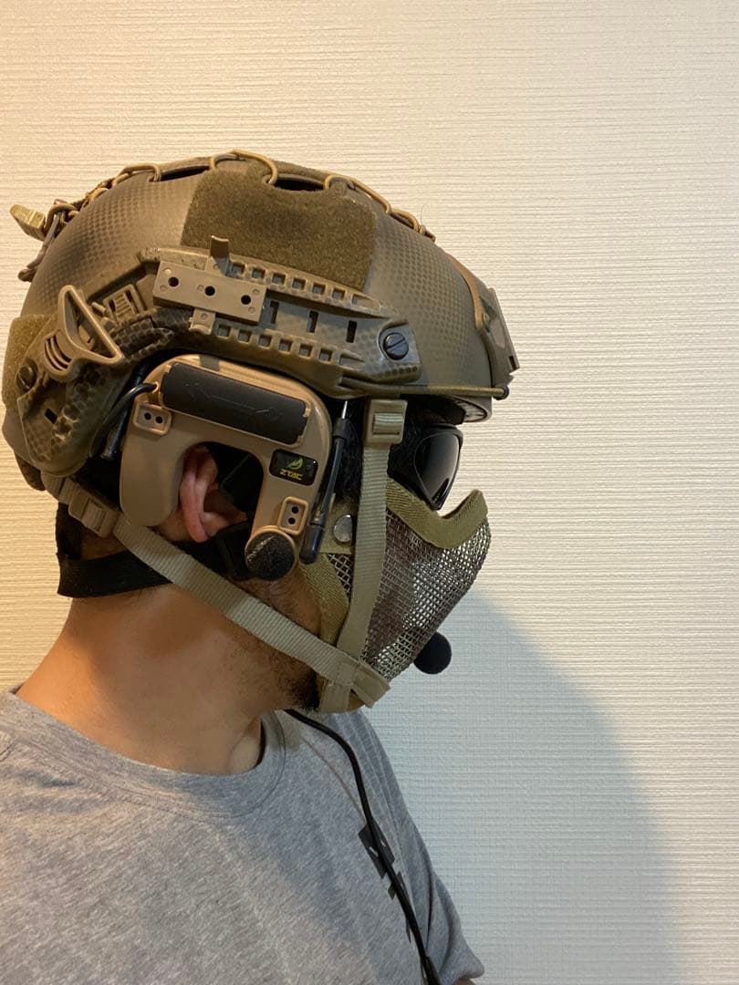 最終お値下げタクティカルヘッドセット　ZTAC ワイヤレスPTT セット