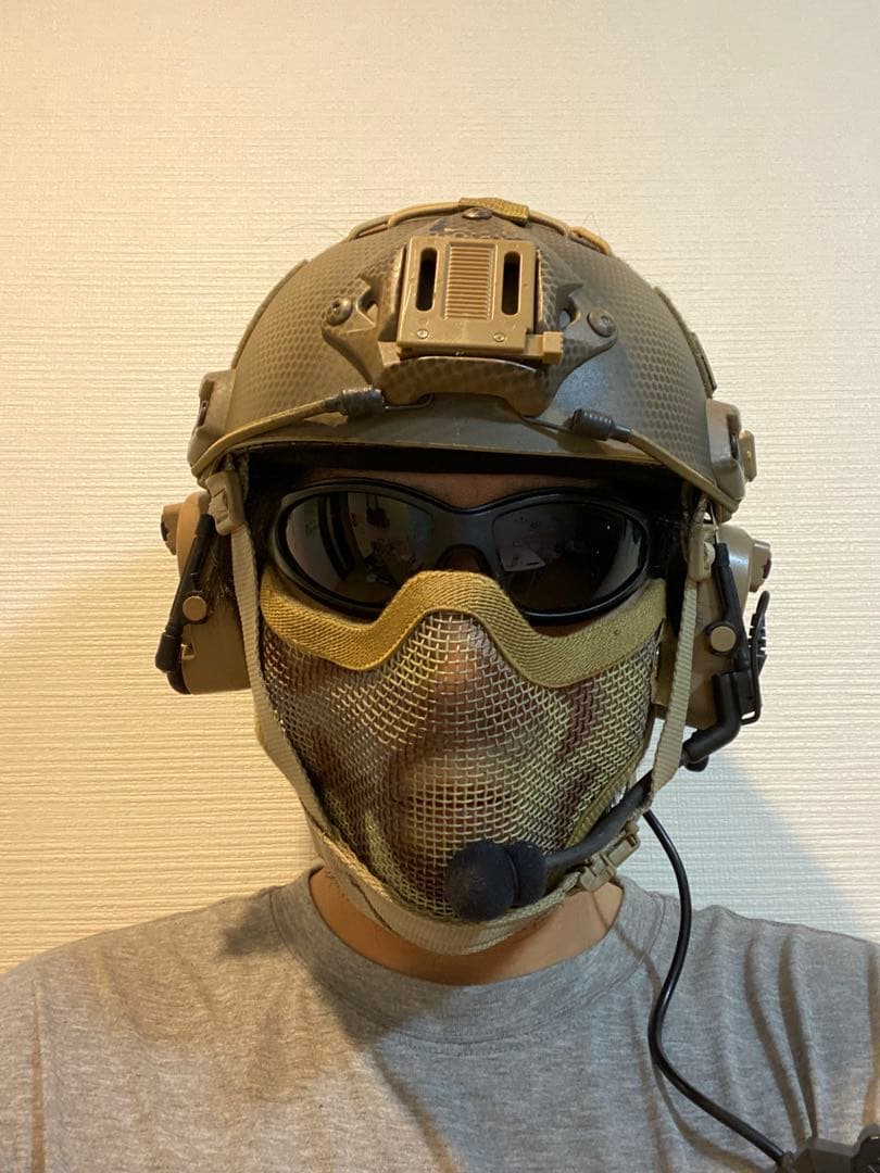 最終お値下げタクティカルヘッドセット　ZTAC ワイヤレスPTT セット