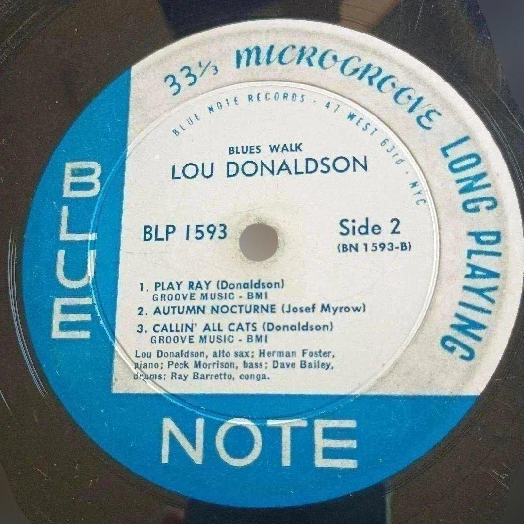 US Blues Walk Lou Donaldson DG RVG刻印 耳