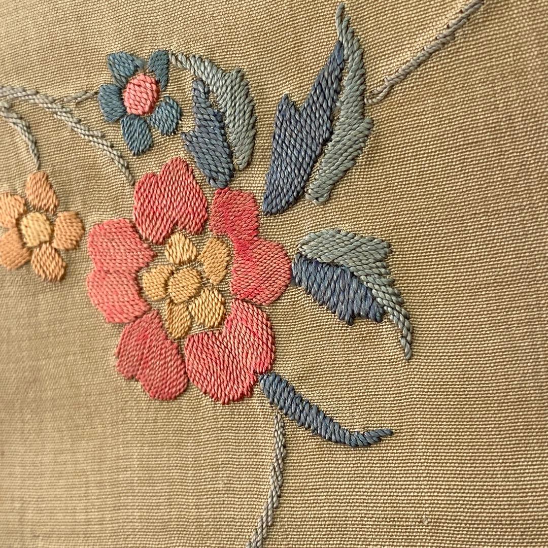 【花柄掛け軸 】軸装　茶道具　掛軸