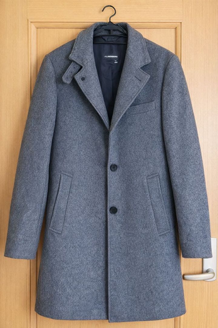 J.LINDEBERG チェスターコート 色グレー サイズ48【メンズ】