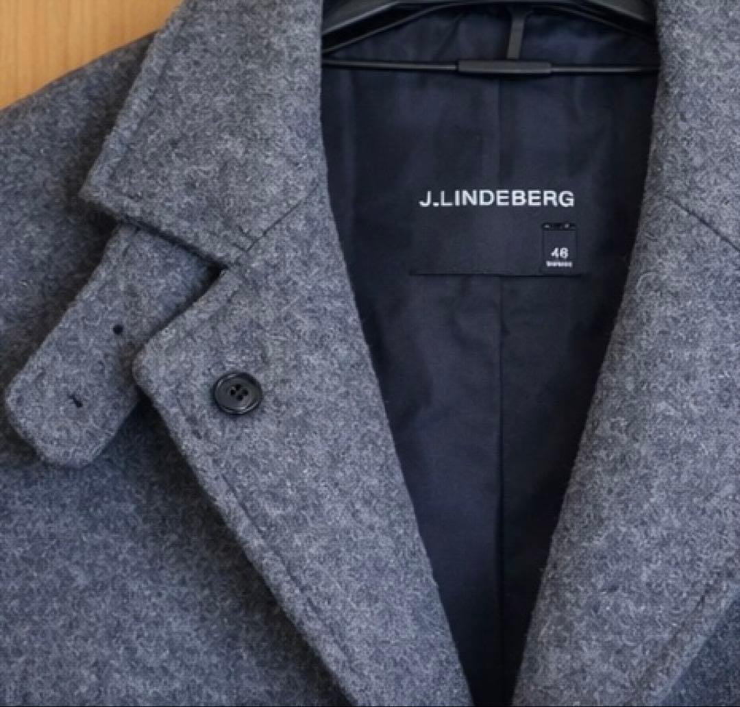 J.LINDEBERG チェスターコート 色グレー サイズ48【メンズ】
