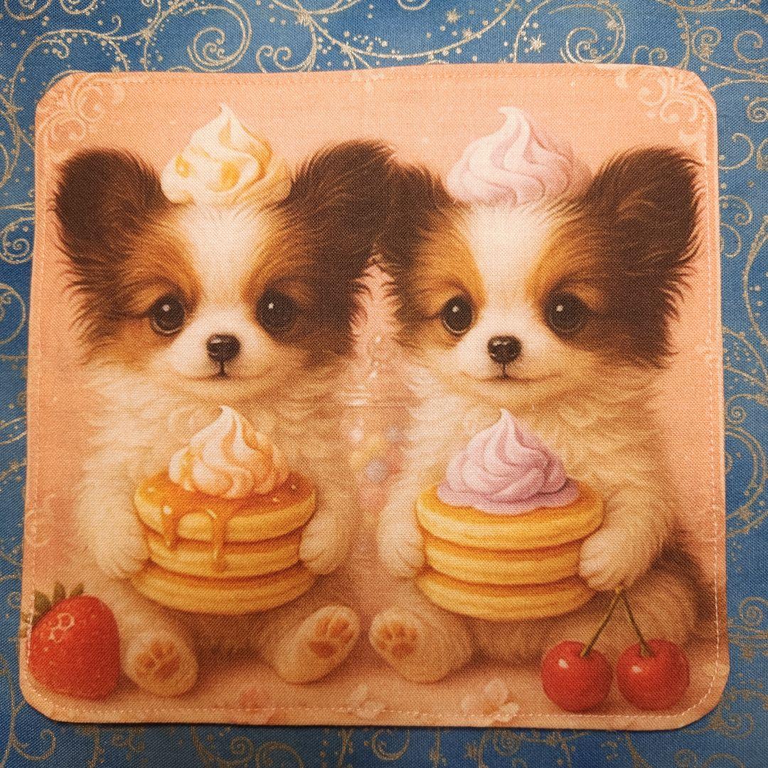 マーブル☆　ハンカチ　ワンにゃん柄　21枚