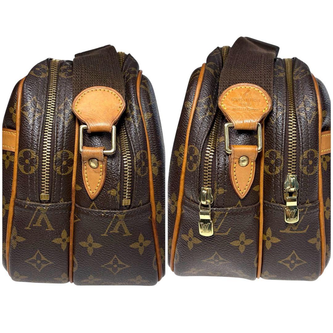 美品 LOUIS VUITTON モノグラム リポーターPM a1037