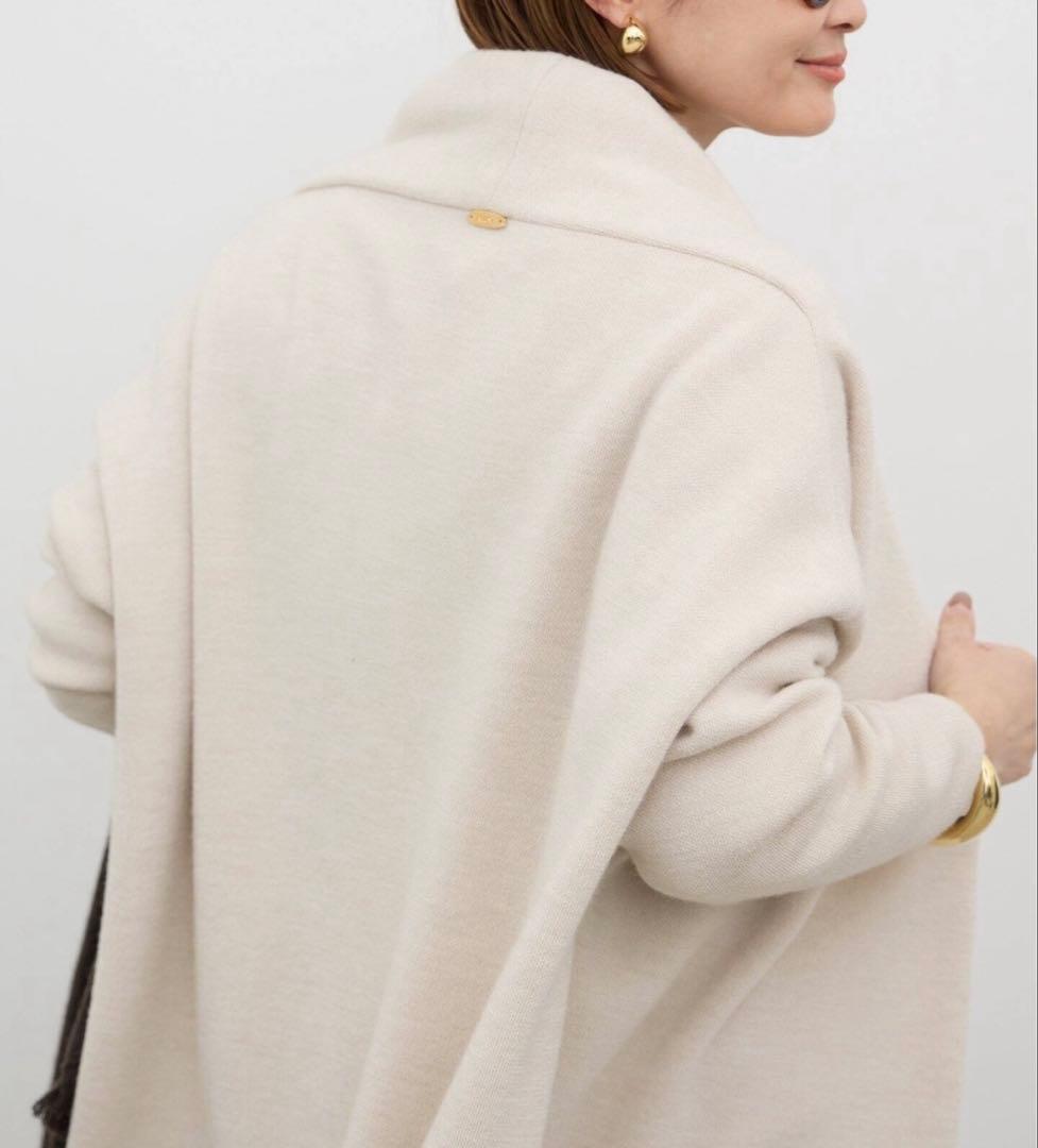 スムースニットガウンMIDI コート