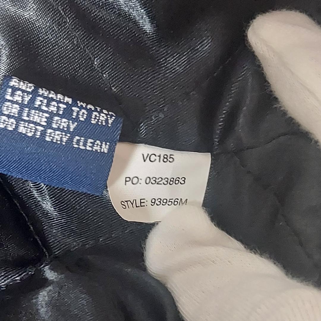 ラルフローレン Mサイズ スタジャン 黒 ブラック 袖レザー ジャケット