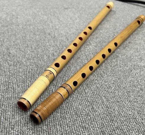 篠笛 竹製 二本セット （六調、八調）