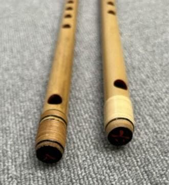 篠笛 竹製 二本セット （六調、八調）