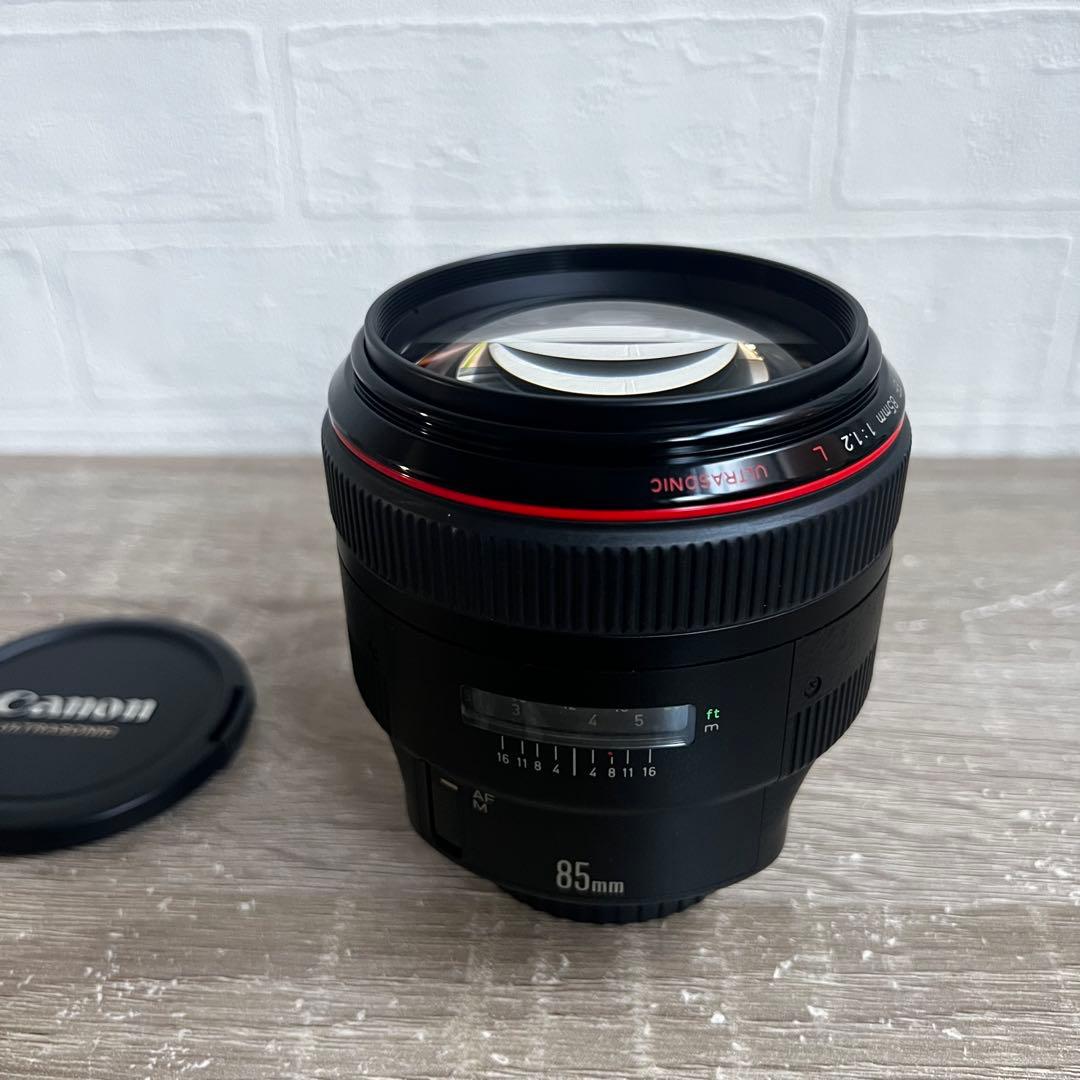 【訳あり・外観美品】元箱付き Canon EF 85mm F1.2 Ꮮ USM