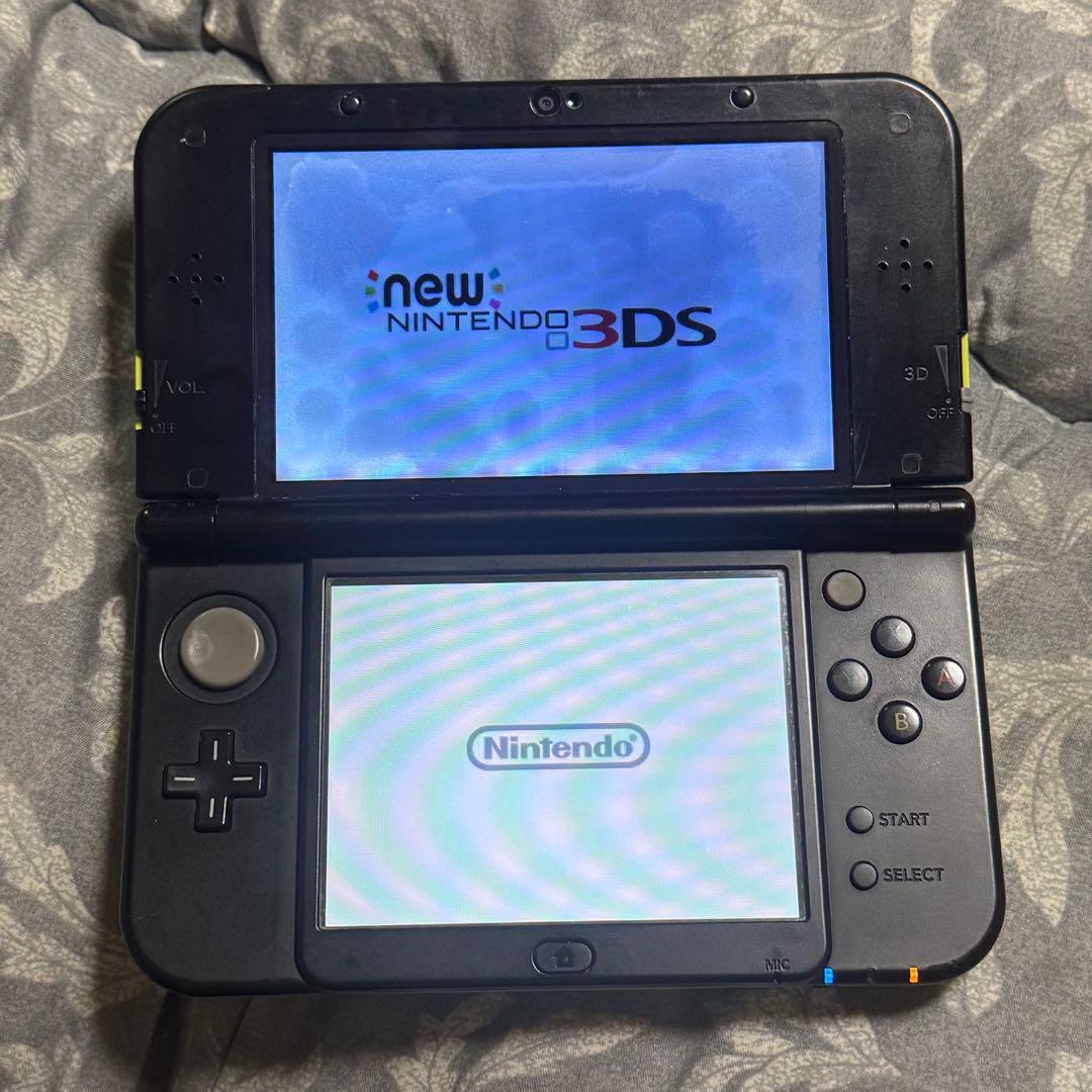 Newニンテンドー3DS LL ライム×ブラック