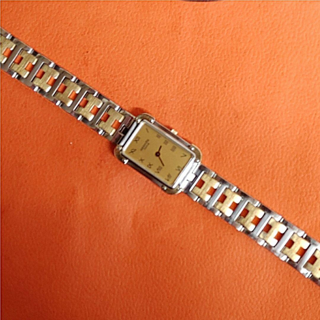 エルメス時計/極極極極極美品クロアジュール新品電池新品仕上げ正常稼働品レディース