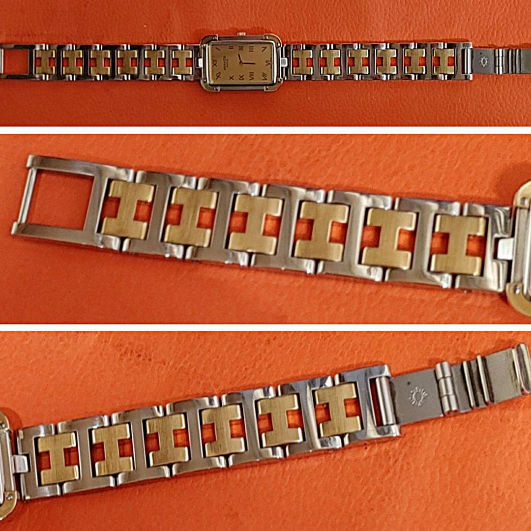 エルメス時計/極極極極極美品クロアジュール新品電池新品仕上げ正常稼働品レディース