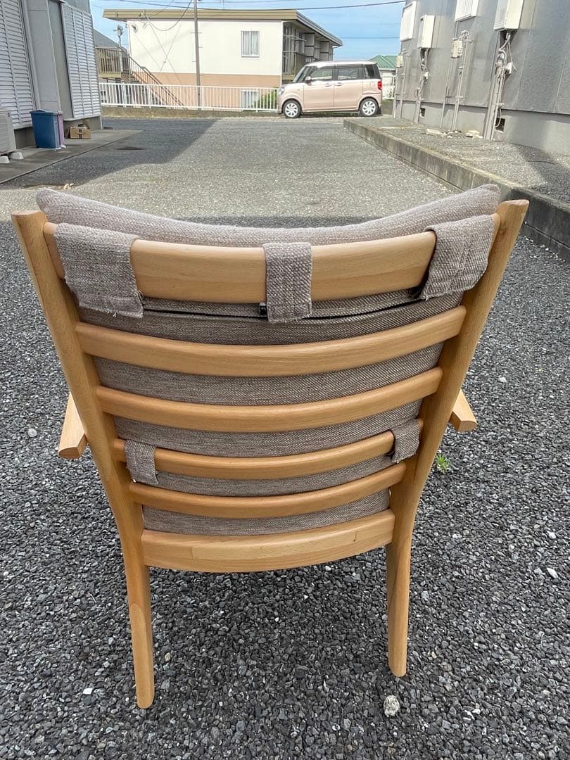 ニトリ　ダイニングチェア NコレクションC-27M MBR/DMO