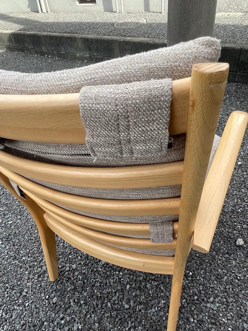 ニトリ　ダイニングチェア NコレクションC-27M MBR/DMO