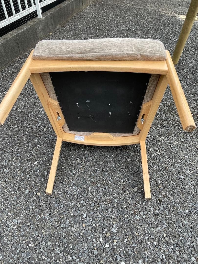 ニトリ　ダイニングチェア NコレクションC-27M MBR/DMO