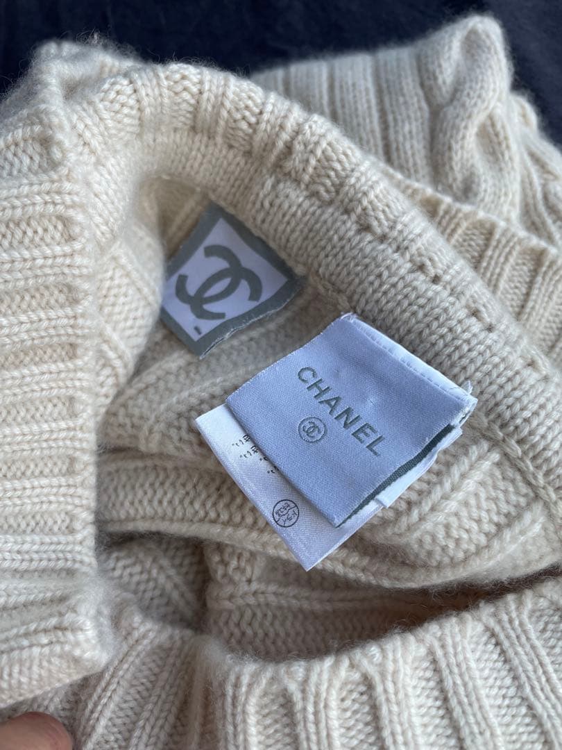 CHANELカシミヤパンツ