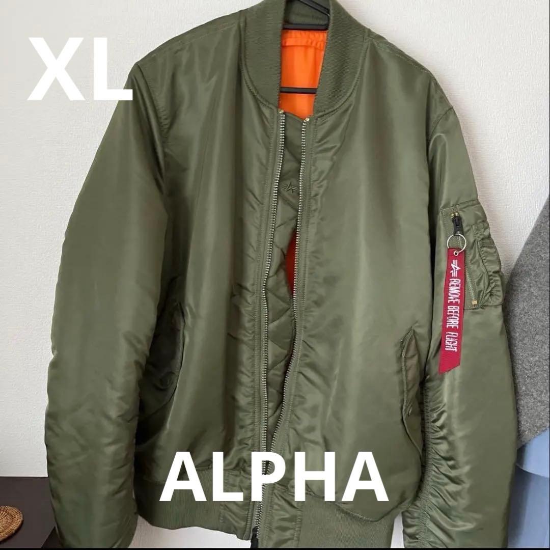アルファ　MA-1 フライトジャケット　JAPAN FIT XL