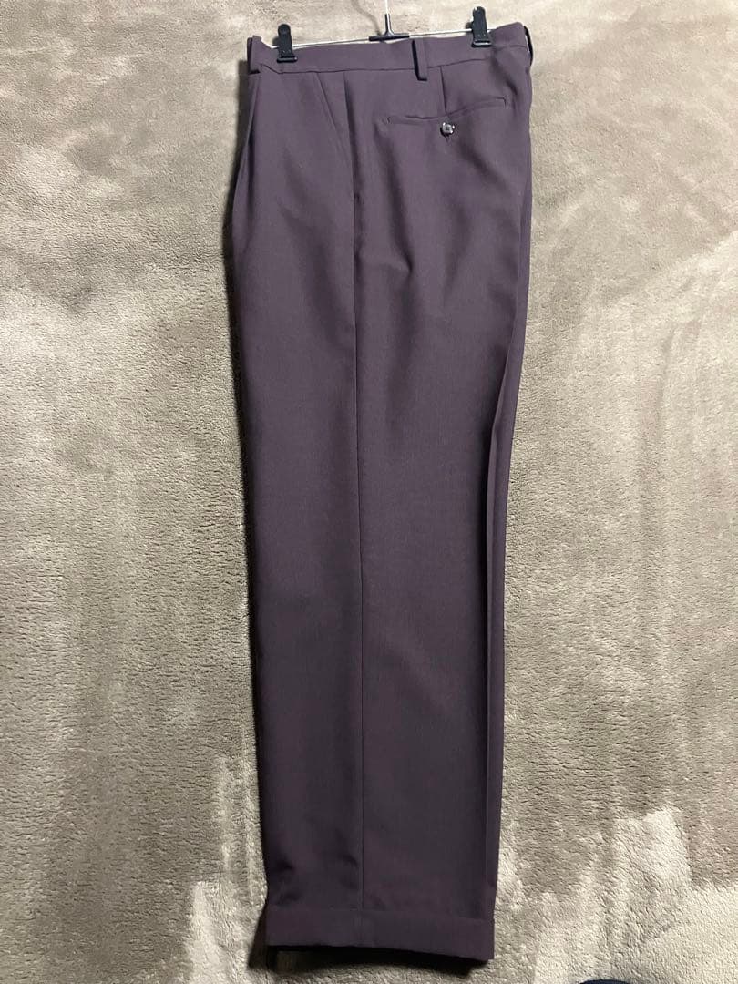 ワコマリア　ドーメル　スラックス　XL ダークパープル