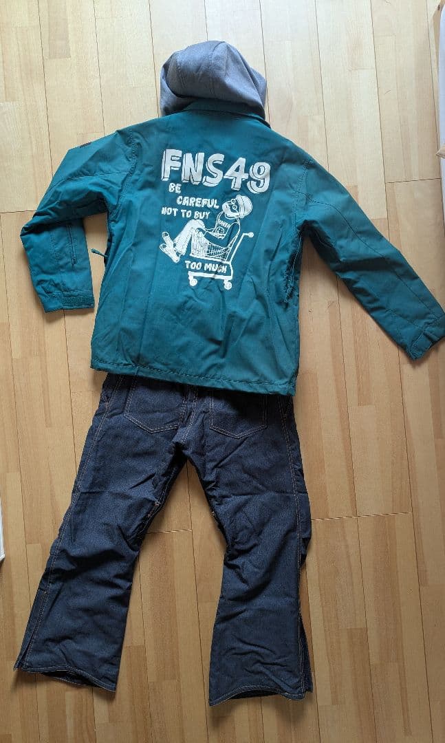FNS49 スノーボートウェア　上下セット　М