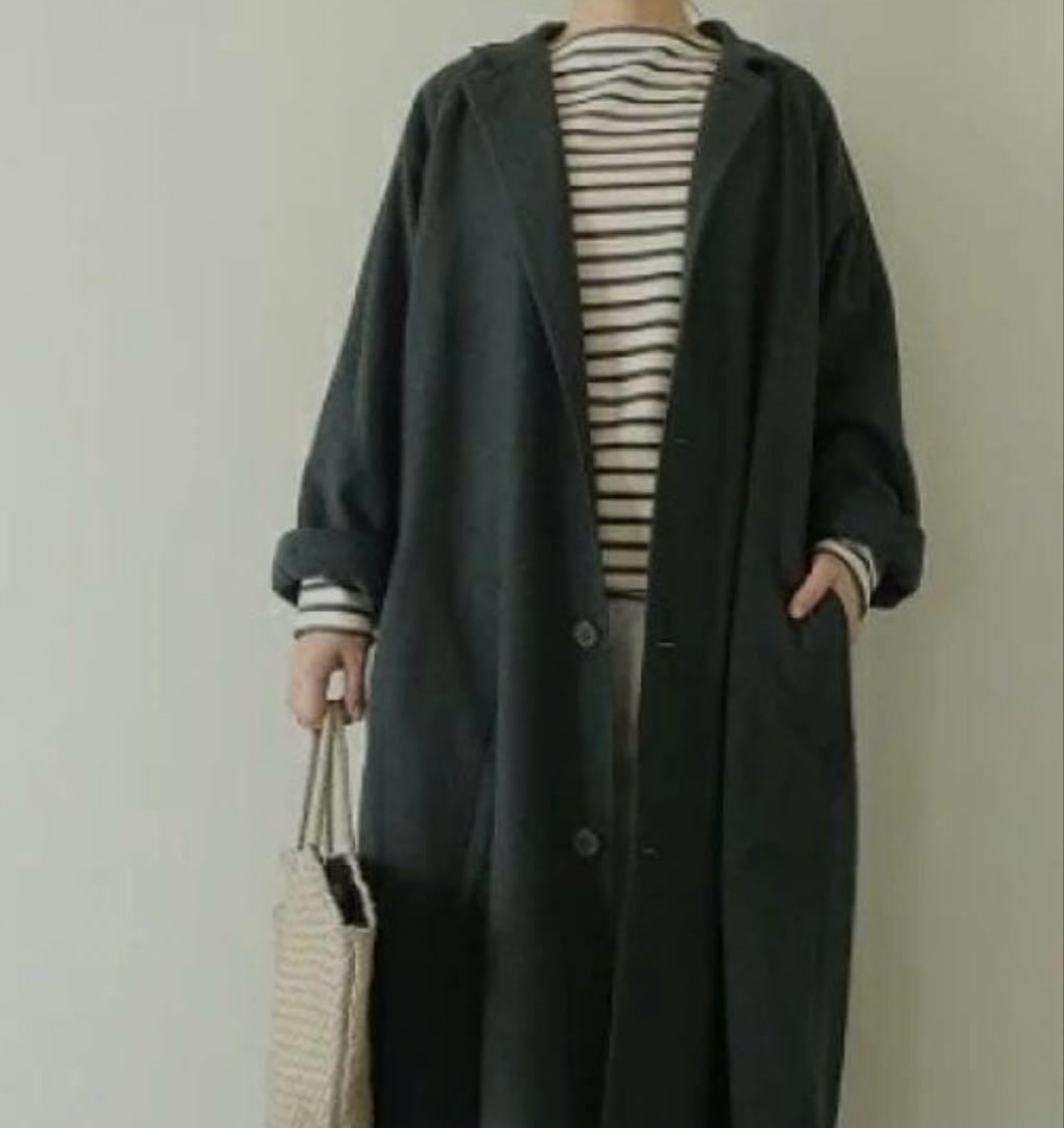 ヴェリテクール　スタンドカラーコート