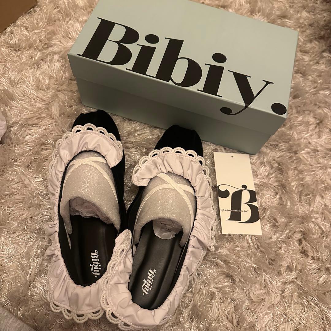 靴 Bibiy. B.LACE BALLERINAS
