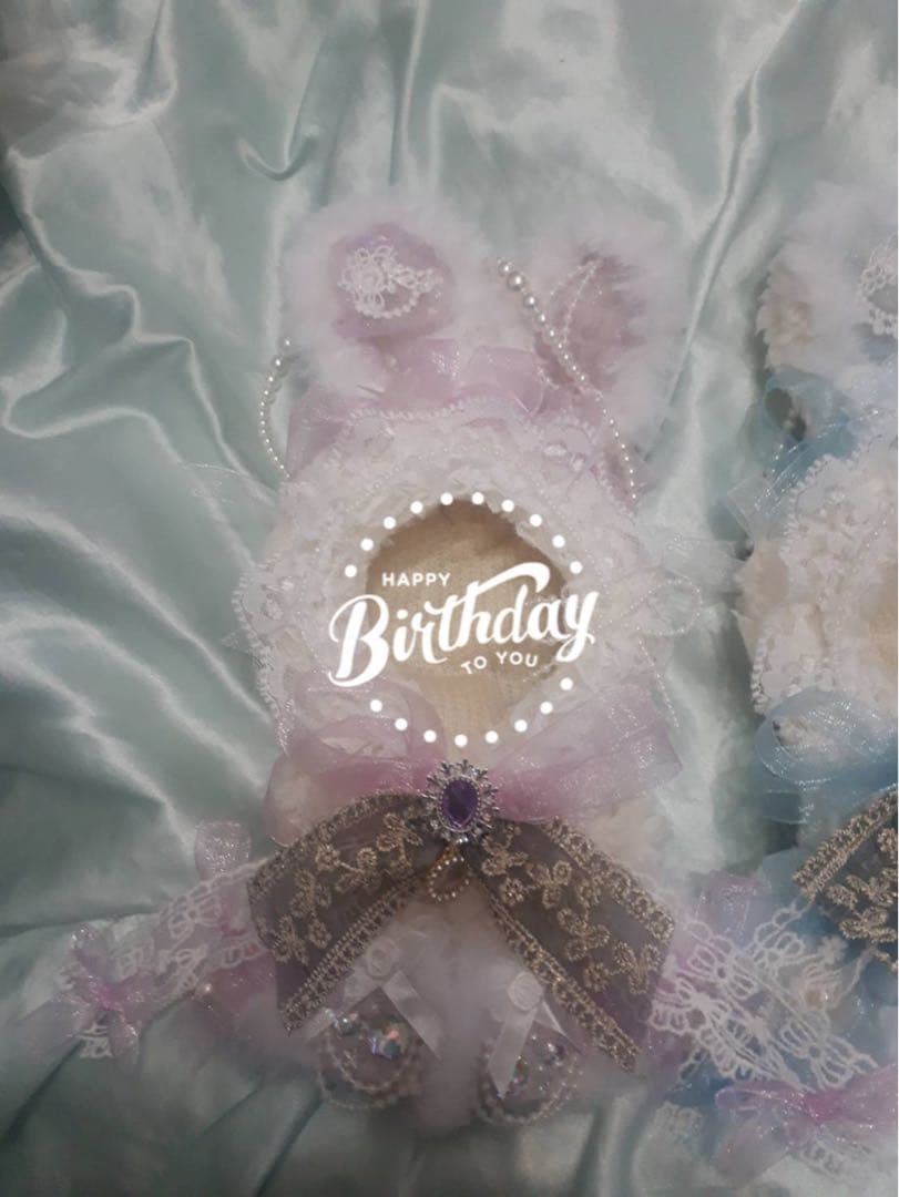 n様 ぬい服ふわふわうさ耳お座りWhite 着ぐるみ