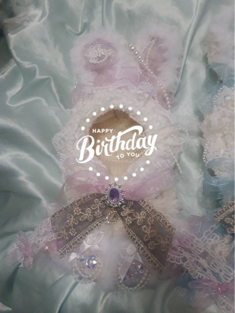 n様 ぬい服ふわふわうさ耳お座りWhite 着ぐるみ