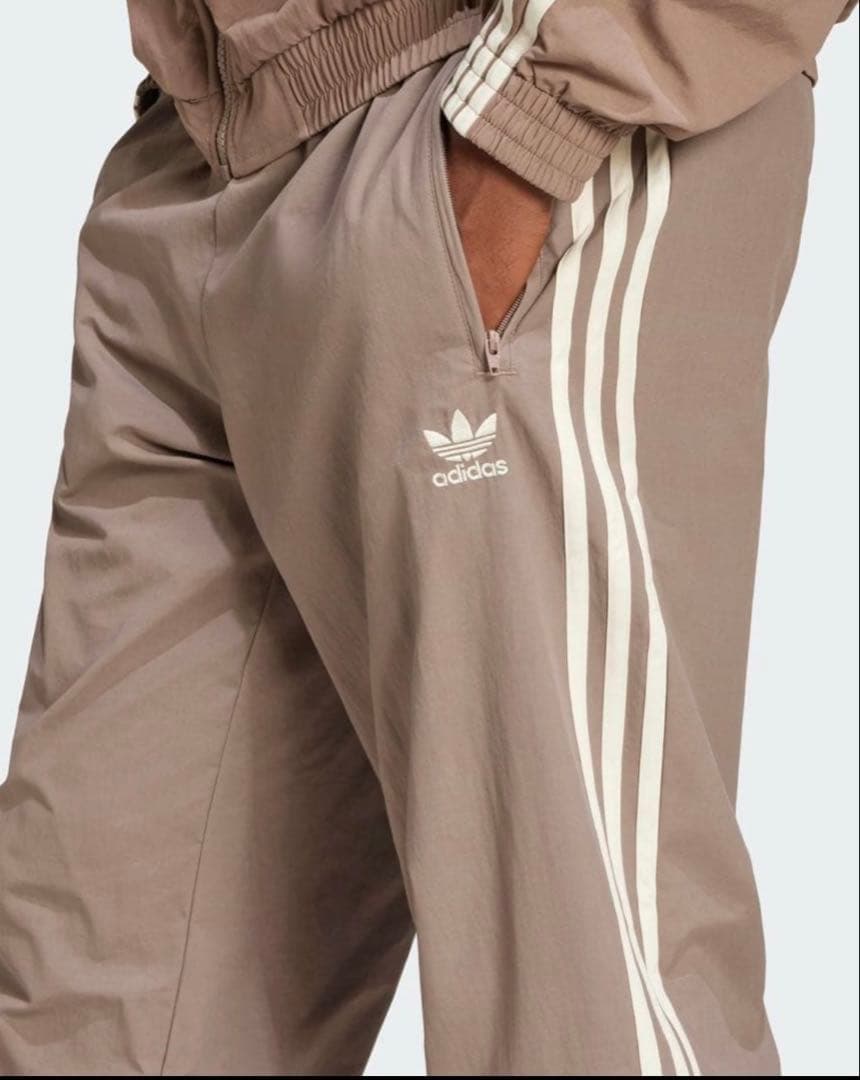 adidas ブラウン ファイヤーバードトラックスーツ　上下M