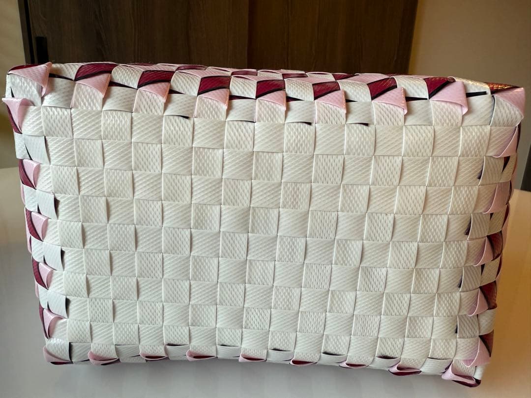 MARNI MARKET編み込みかごバッグ⭐︎マルニマーケット　かご　ピンク