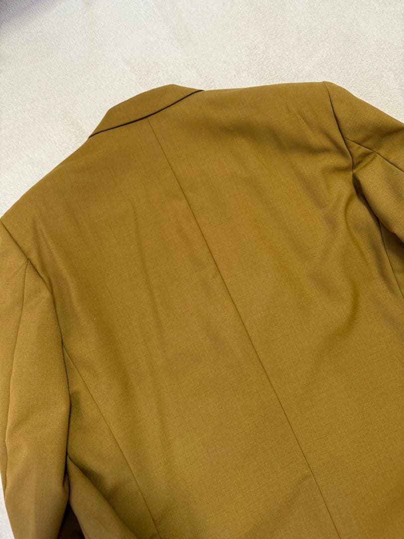 【菅田将暉】マスタードダブルスーツ ウール混　 サイズM