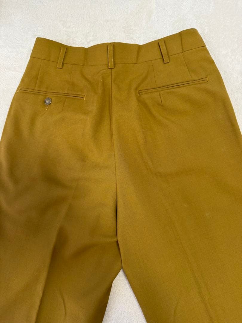 【菅田将暉】マスタードダブルスーツ ウール混　 サイズM