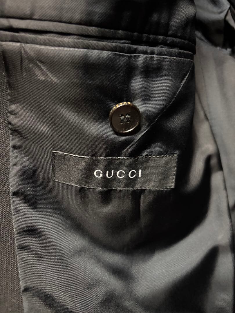 GUCCI グッチ テーラード ジャケット ブラック 50R