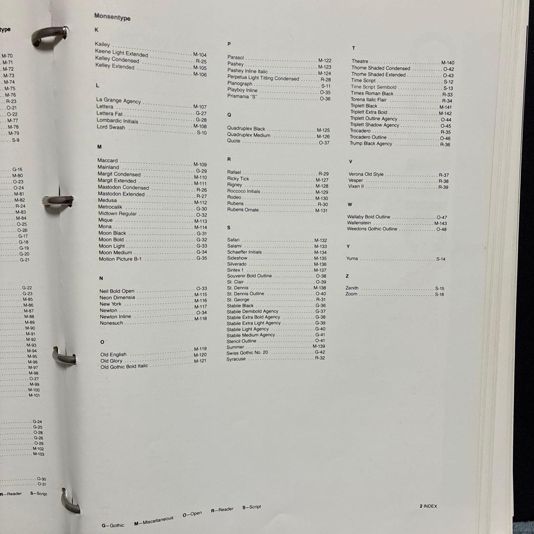 モンセン・スーパー・ディスプレイ欧文書体清刷集　全3冊セット