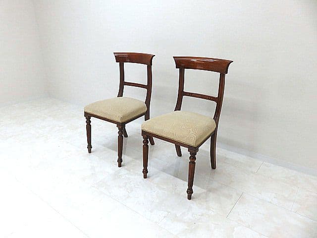 セ*ィ様 IDC大塚家具　英国リージェンシー様式ダイニングチェア　2脚セット　サ