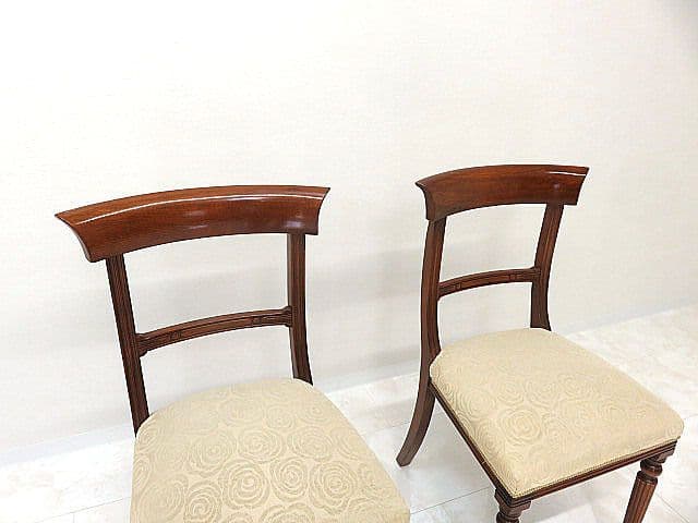 セ*ィ様 IDC大塚家具　英国リージェンシー様式ダイニングチェア　2脚セット　サ