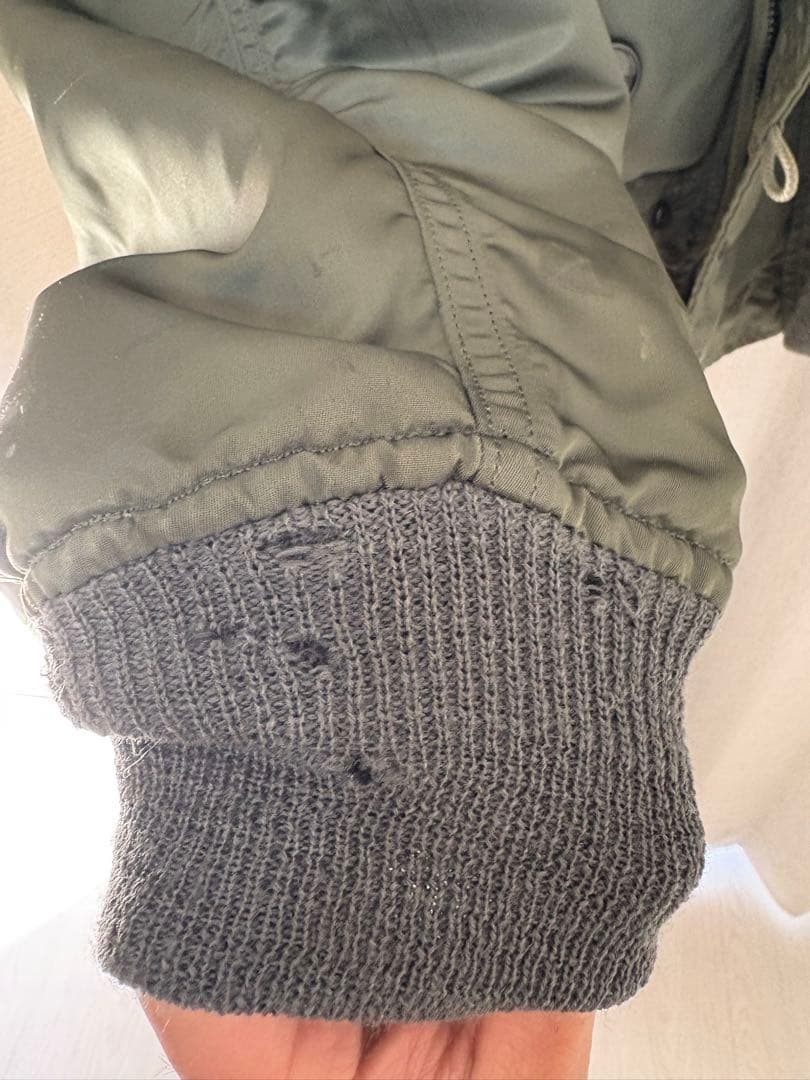 米軍 官給品 USAF N-2Bフライトジャケット 実物 1976年 ALPHA