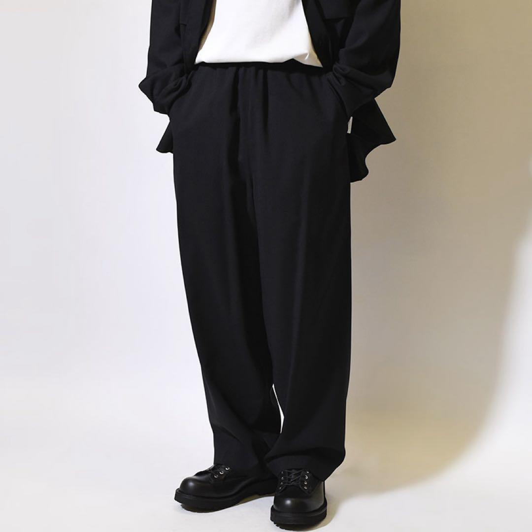 パンツ blurhms wool voile side seamless slacks