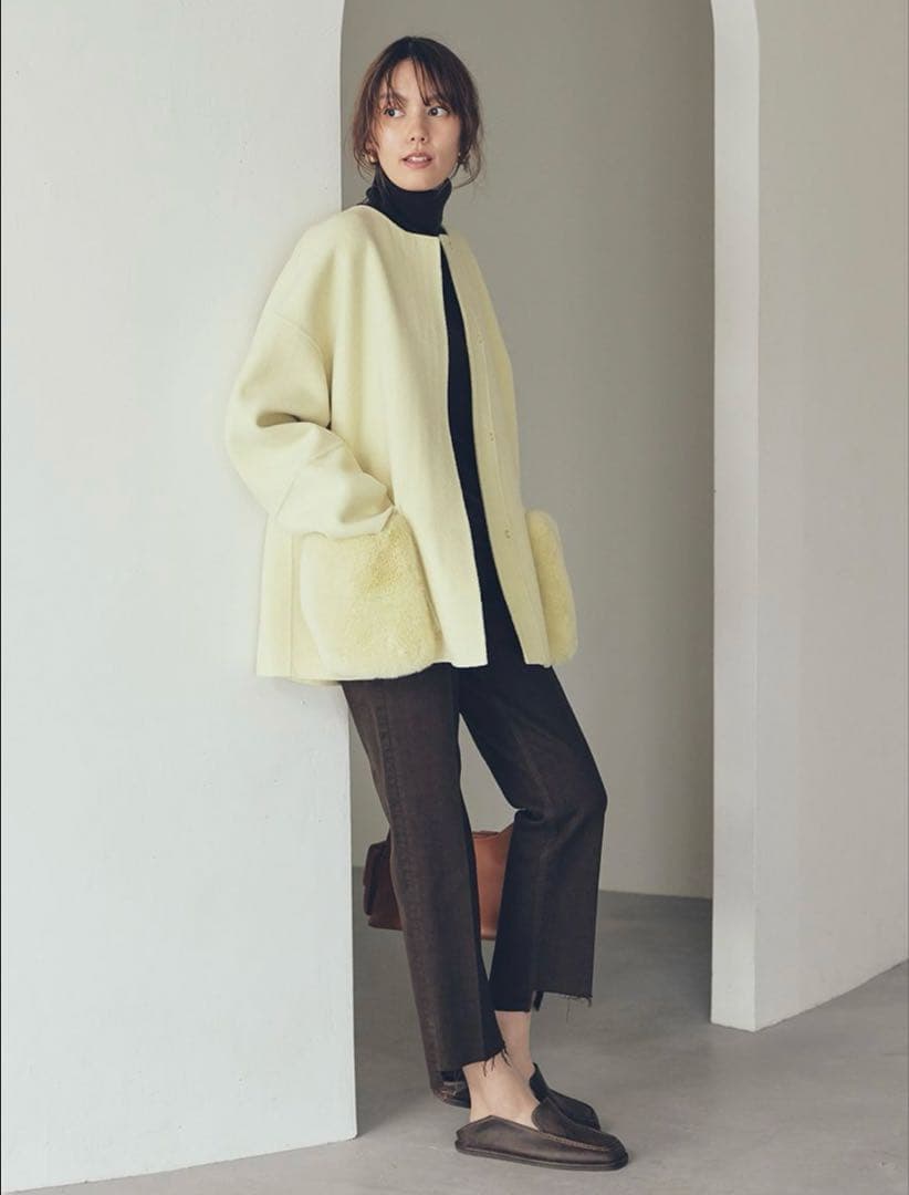 【新品未使用】Mila Owen 2wayファーポケットリバーコート