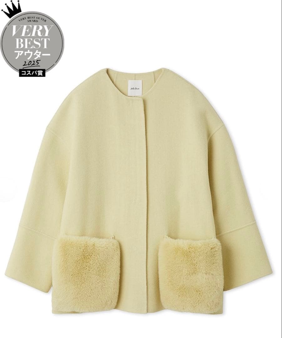 【新品未使用】Mila Owen 2wayファーポケットリバーコート