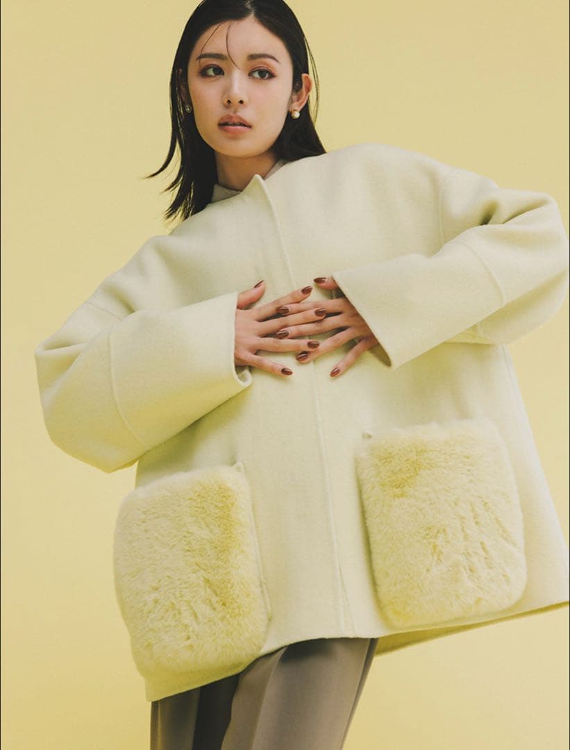 【新品未使用】Mila Owen 2wayファーポケットリバーコート