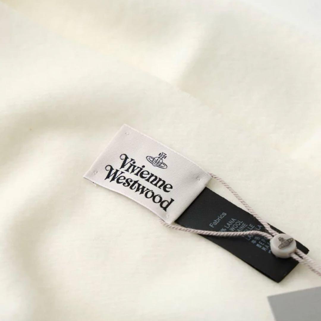 新品未使用 Vivienne Westwood オーブロゴ ウール マフラー