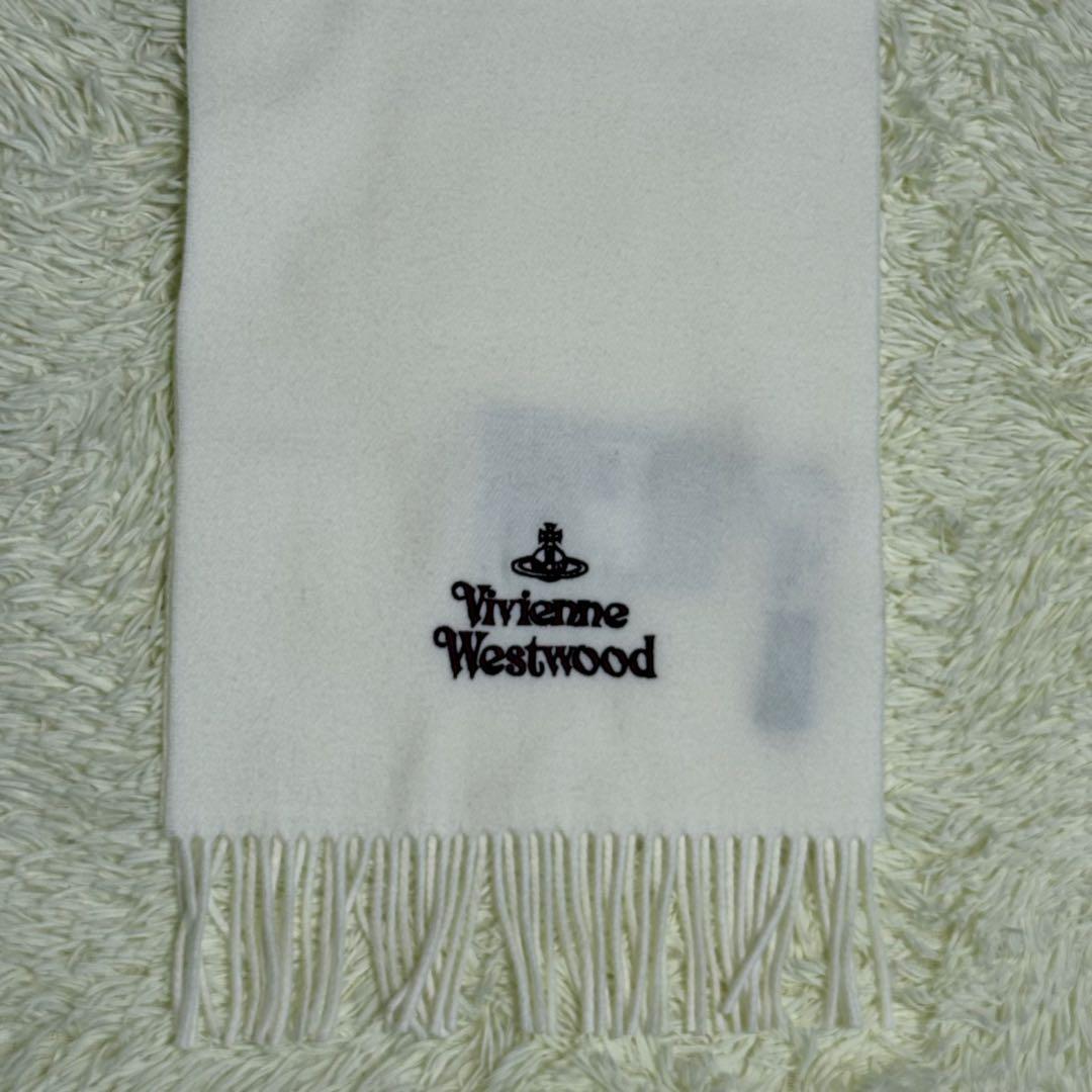 新品未使用 Vivienne Westwood オーブロゴ ウール マフラー
