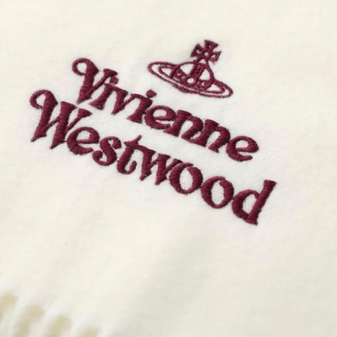 新品未使用 Vivienne Westwood オーブロゴ ウール マフラー