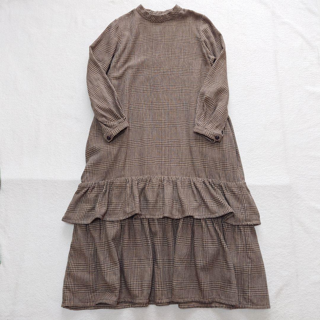 45R インディゴネルのティアードフリルドレス 45rpm