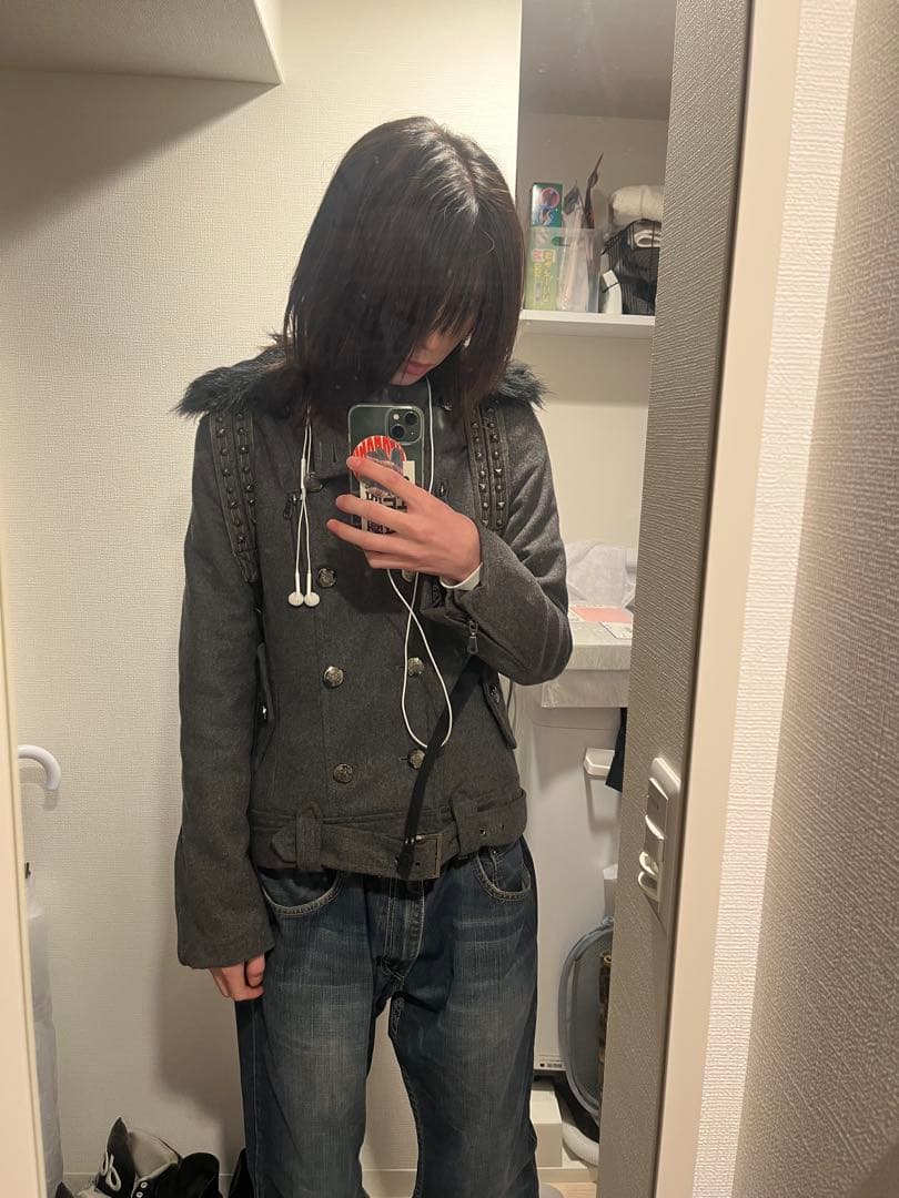 fur jacket archive PPFM Pコート ナポレオン ポーカーズ