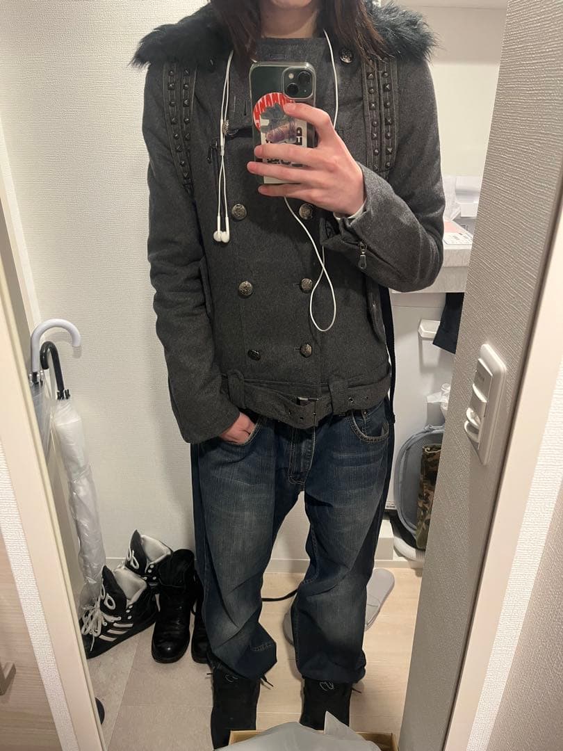 fur jacket archive PPFM Pコート ナポレオン ポーカーズ