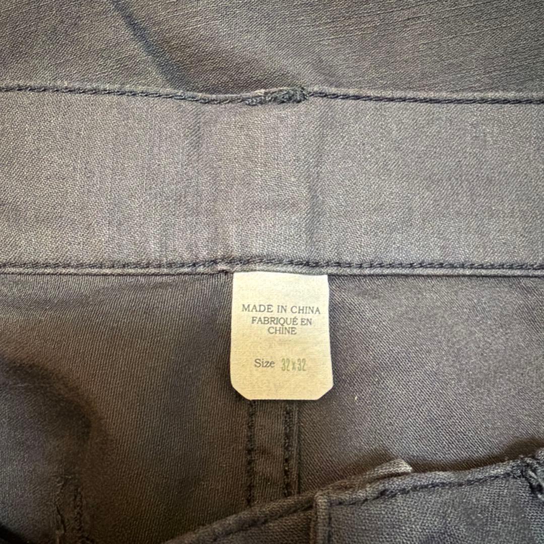 パンツ RRL Black Garment Dyed Baker Pants 32/32